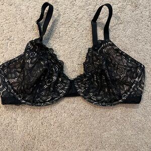 Soma Elegant Black Lace Bra